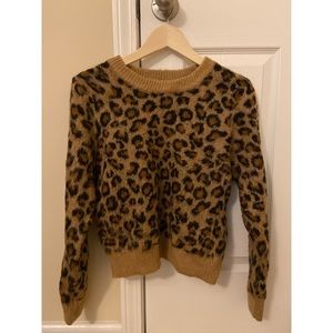 H&M Leopard Sweater